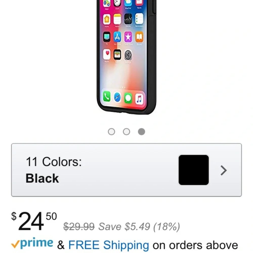 iPhone X Plus Case Hard Cover Defender window 6.5